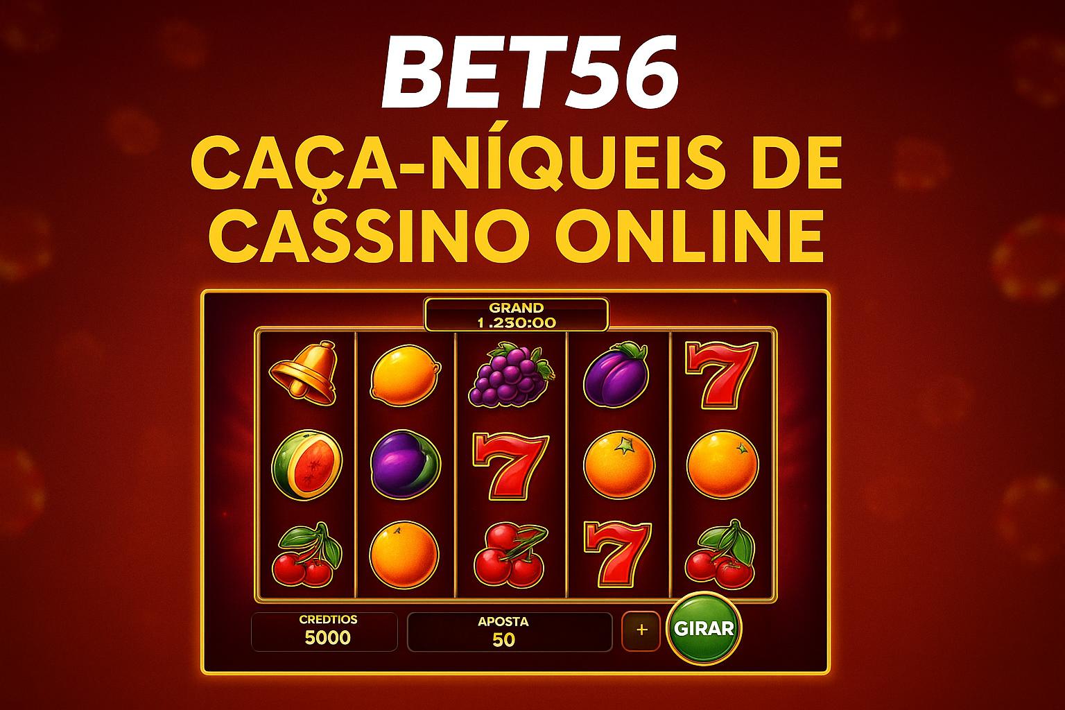 Explore o mundo das slot machines no BET56 Casino